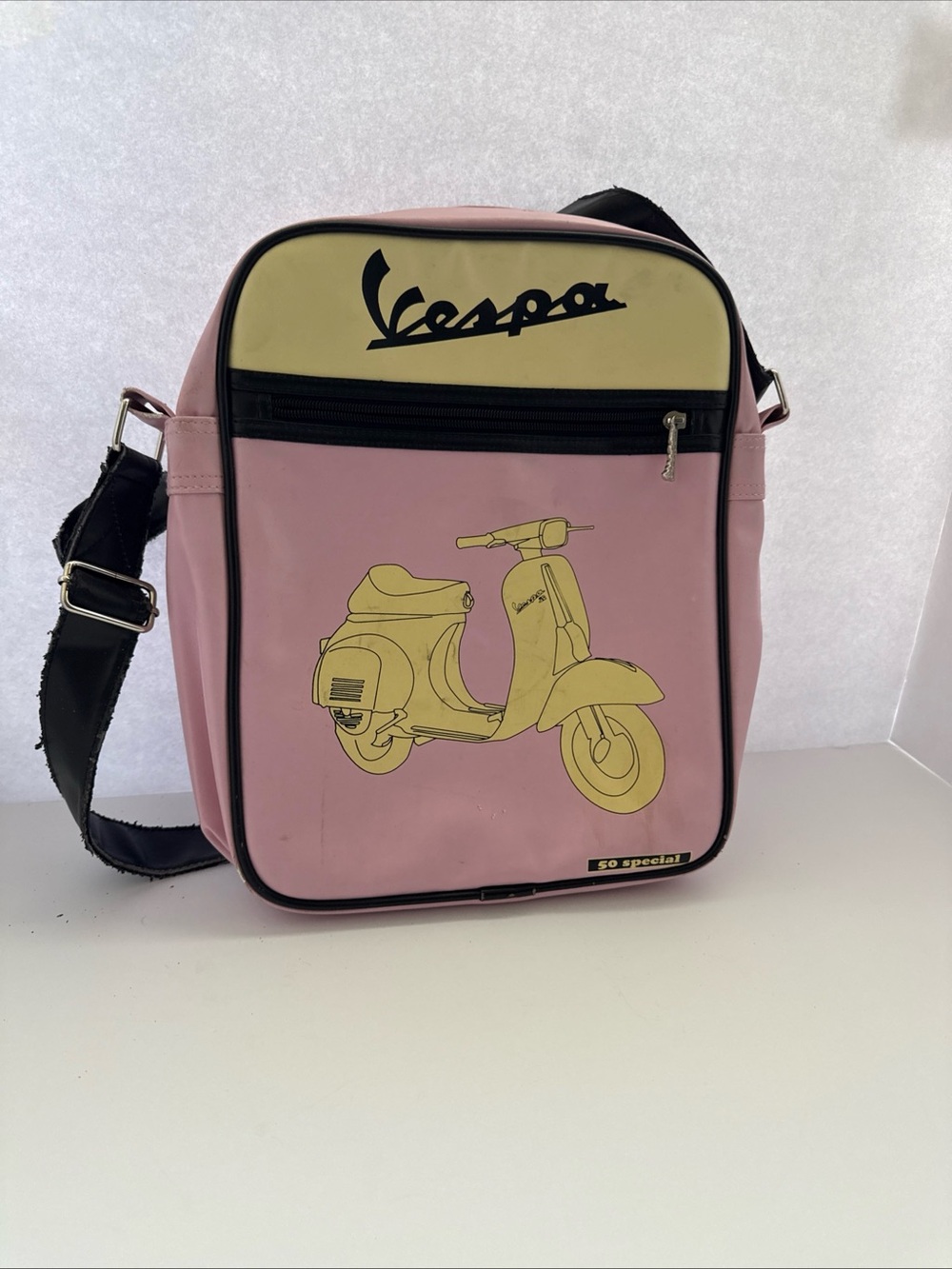 Vespa Pink Scooter Crossbody Anniversary Bag Cute!!